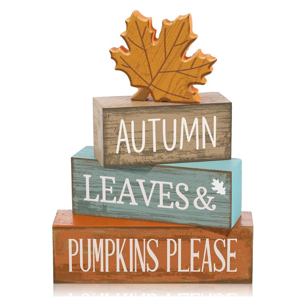 4Pcs Football Table Decorations Football Tiered Tray Decor Sport Game Centerpiece Sign Decorative Rugby Stack Block Gift for Fans Club Tailgate