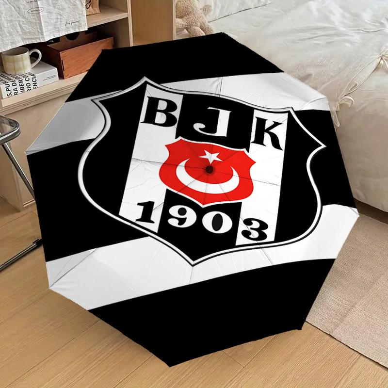 1 шт. BJK 1903 Зонт - 8 ребер усиленный, автоматическое открытие, легкий и прочный, милый модный аксессуар для улицы, пляжа или повседневного использования, пляжный зонт