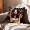 ActorAngelina JJolie Voight   Pillow Case Pattern Printed Pillowcase For Living Room Sofa Cushion Cover