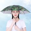Umbrella Hat Windproof Fishing Head Wearing Sunshade Rain Gear Outdoor Folding Portable Umbrella Camping Beach Head Hats