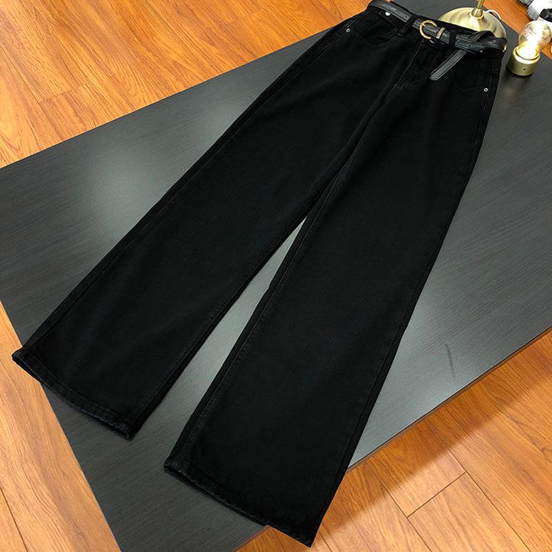 Женские обтягивающие джинсы с высокой талией и широкими штанинами — стиль знаменитостей, свободный крой, повседневная уличная одежда