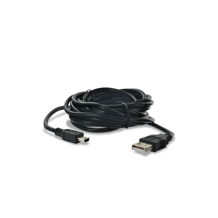 Câble de charge - Hyperk - 3m - USB-Mini - Compatible PS3/PSP - Neuf sous blister
