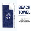 C.F. Monterrey Print Beach Towel, Large Soft Quick Dry Towel for Beach Camping Swimming