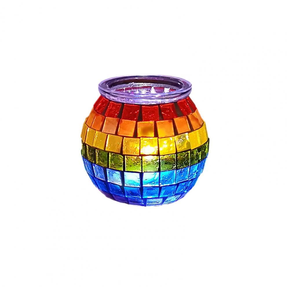 DIY мозаичный подсвечник, набор, развитие мелкой моторики, детский ремесленный материал, ручная работа, развивающие игрушки для родителей и детей