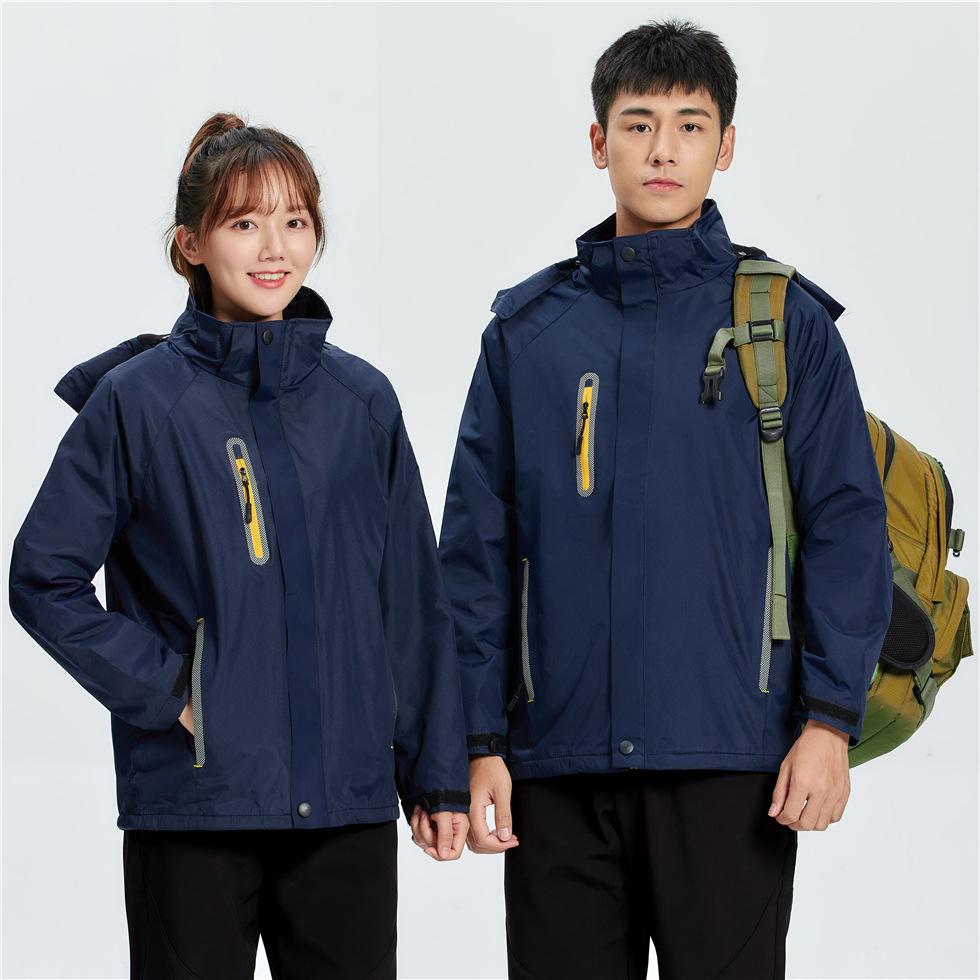 Autumn Outdoor Cold Proof Reflective Men Women Plush Stormtrooper Clothes for Delivery, Running Errands, Driving, Work Clothes, Jacket