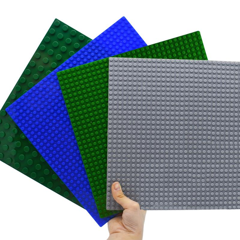 32x32 16x16 точек Стили Пластиковые Сборные Блоки Базовые Пластины Фигурки Город Классические Игрушки Строительные Базовые Пластины Для Детей Подарок