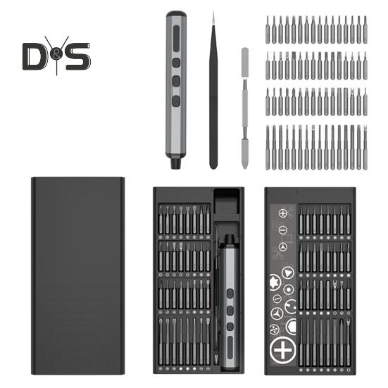 Набор электрических отверток 68 в 1, аккумуляторный, 5 настроек крутящего момента, прецизионный электроинструмент, магнитные биты для отверток, набор отверток