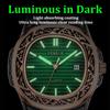 Роскошные мужские наручные часы Светящиеся Водонепроницаемые Дата Мужские часы Нержавеющая сталь Мужские кварцевые часы Повседневные мужские часы
