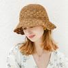 Полая соломенная шляпа женская пляжная летняя шляпа солнцезащитная шляпа солнцезащитная модная шляпа-ведро солнцезащитная шляпа складная шляпа