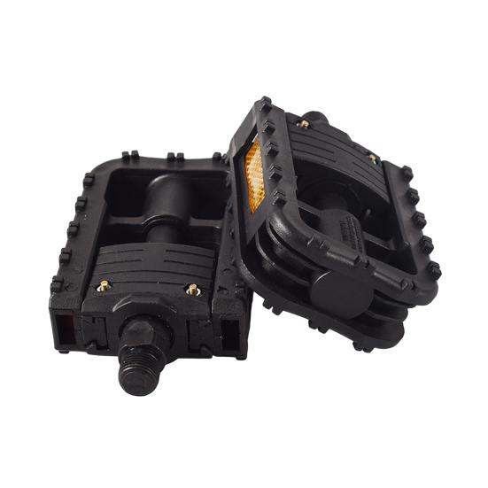 2Pcs Bike Pedals Folding Bicycle Pedals with Smooth Bearings High Strength Ultra-light Universal Simple Installation Bicycle Flat Pedals