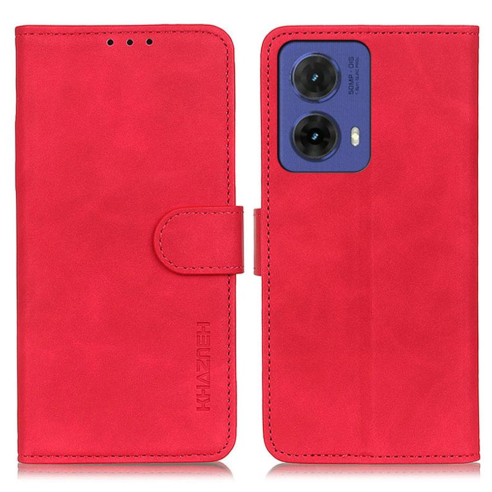 For Motorola Moto G85 5G/S50 Neo 5G Case PU Leather Retro Texture Phone Cover