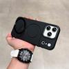 Вращающийся кронштейн Чехол для телефона Для iPhone 17 16 15 14 13 Pro Max Роскошный Жидкий силикон Для Magsafe Магнитная Металлическая крышка