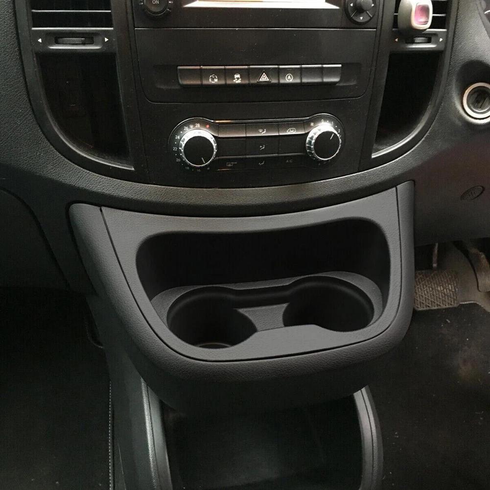 Car Central Control Water Cup Holder Panel Storage Box A44768008319051 For Mercedes Vito For Metris W447 2016-2023