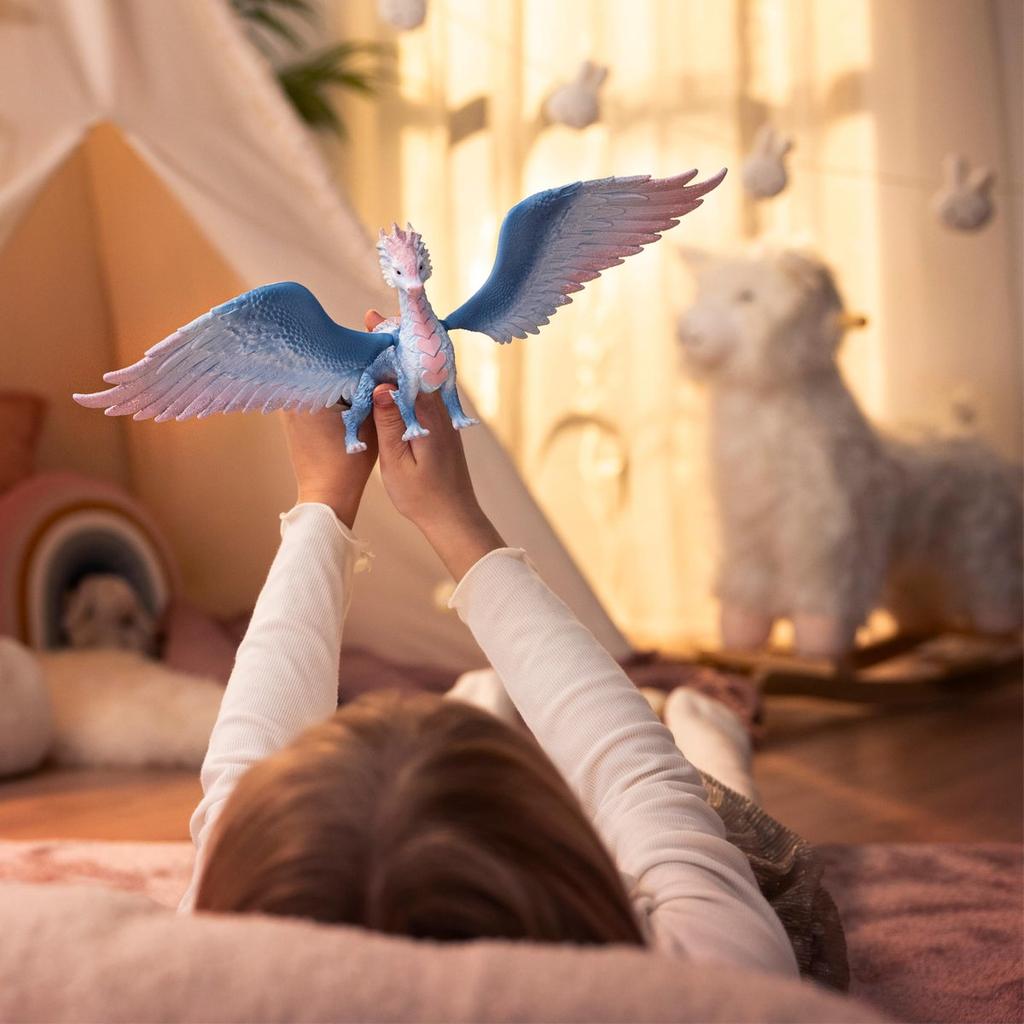 Фигурка Хрустального Дракона SCHLEICH Bayala, Реалистичная Фантастическая Мифическая Существо Игрушка для Детей от 5 лет
