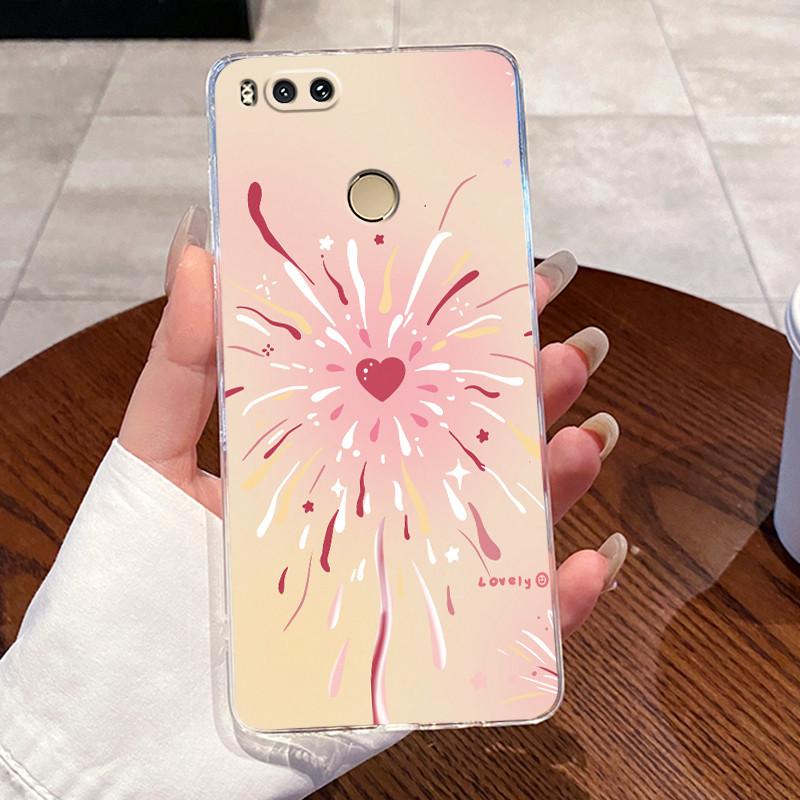 Jelly Casing For Xiaomi Mi A1 / Mi 5X Funda Clear Silicone Soft TPU Back Cover For Xiaomi Mi 5X Cute Cat Rabbit Heart Phone Case