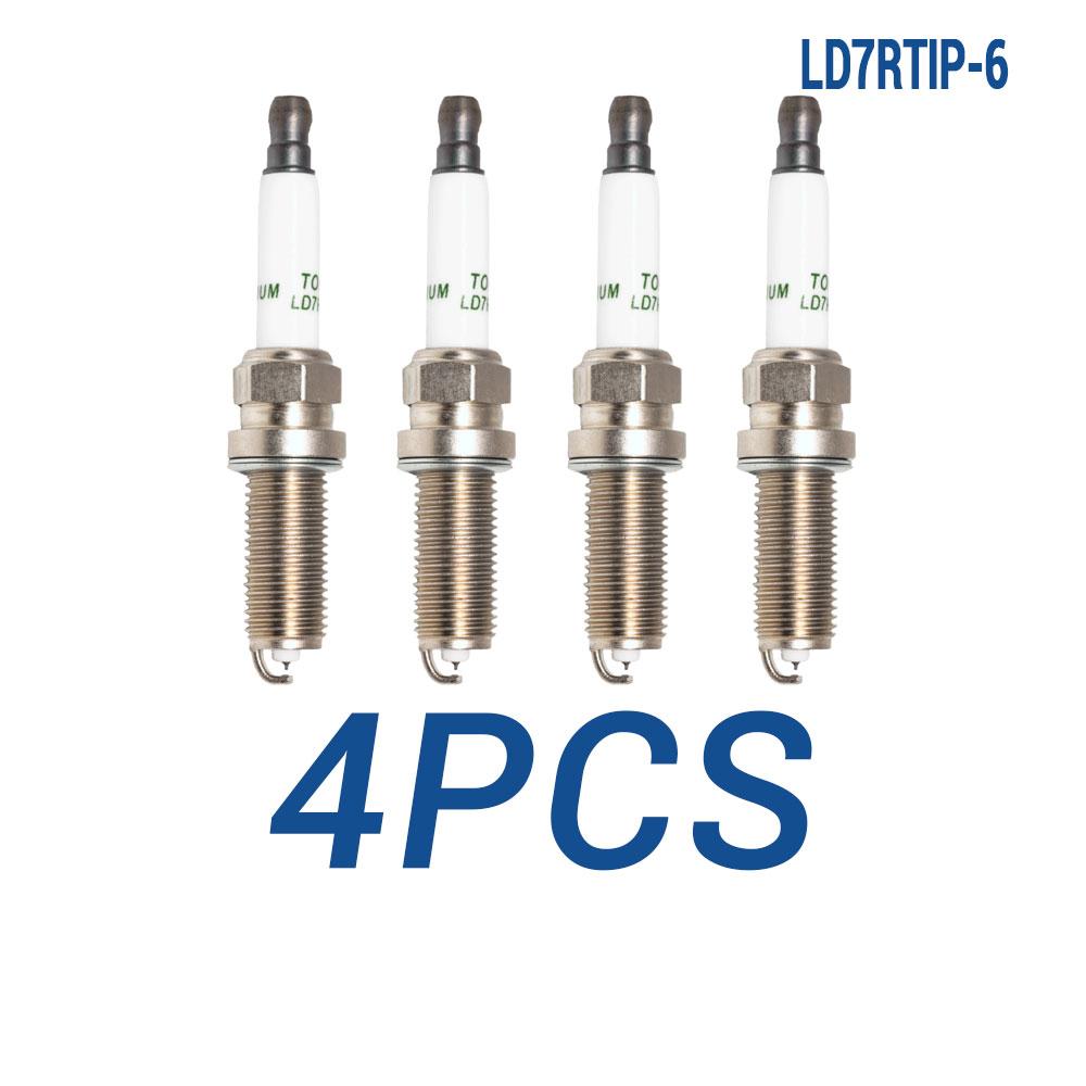 2-8PCS Iridium Platinum Candles Replace for ILKAR7D6G(93607) FIAT 55217232 BERU Z374 Spark Plug TORCH LD7RTIP-6 Auto Parts