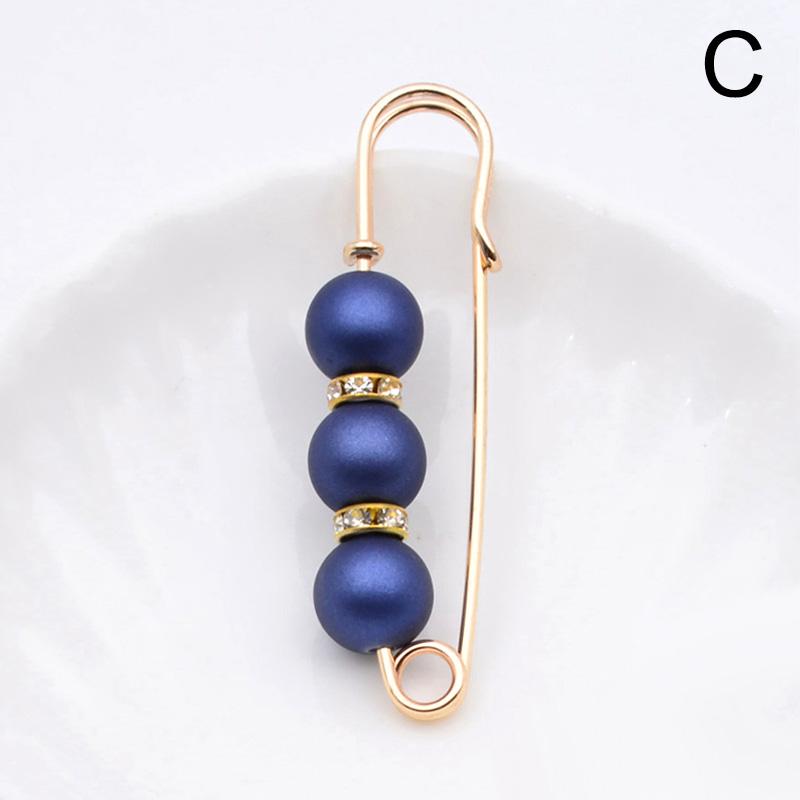 1PC Elegant Simulated Pearl Women Jewelry Accessories Brooches Clothing Ornament Rhinestone