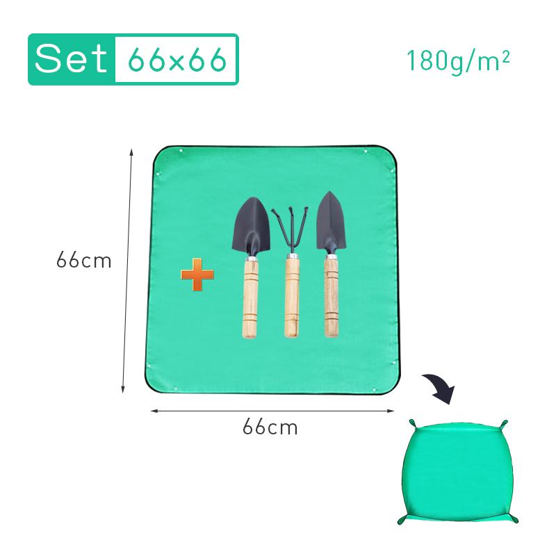 Водонепроницаемый складной коврик для посадки, садовый коврик, подложка для горшков, пересадка, смешивание почвы, обрезка растений, садовый инструмент