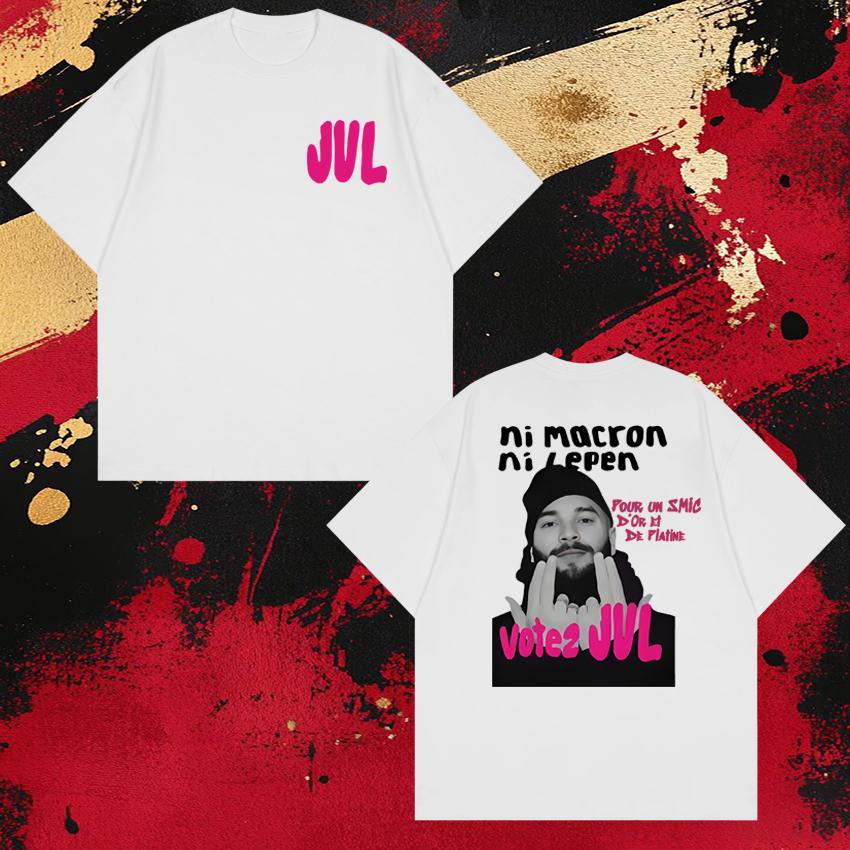 Hot French Rapper JUL Trend Y2k short sleeve Tshirts 2026 Unisex Oversized 100 Cotton Tops Unisex WOMEN T shirt Unisex WOMEN T shirt
