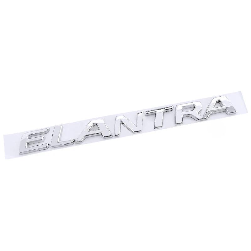 rlapg3 ABS Car Trunk Rear Badge Sticker for Hyundai ELANTRA SANTAFE TUCSON SONATA Logo Auto Decal Emblem Exterior Accessories
