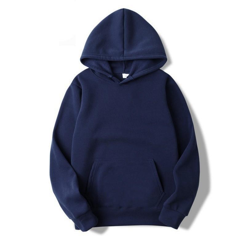 Autumn Casual Men Hooded Pullover Sweatshirt Loose Fit Top