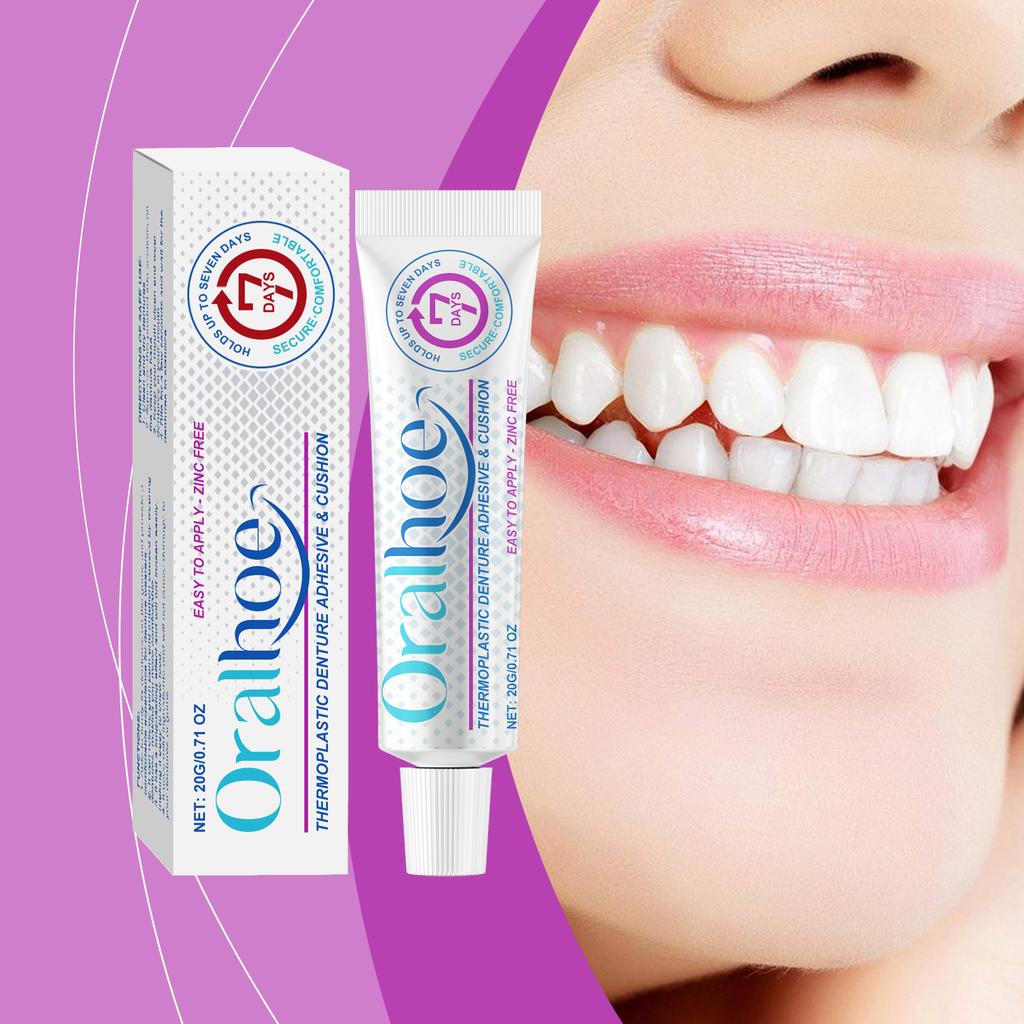 Thermoplastic Denture Adhesive Cream Zinc Free Easy To Apply Denture Cushion Adhesive