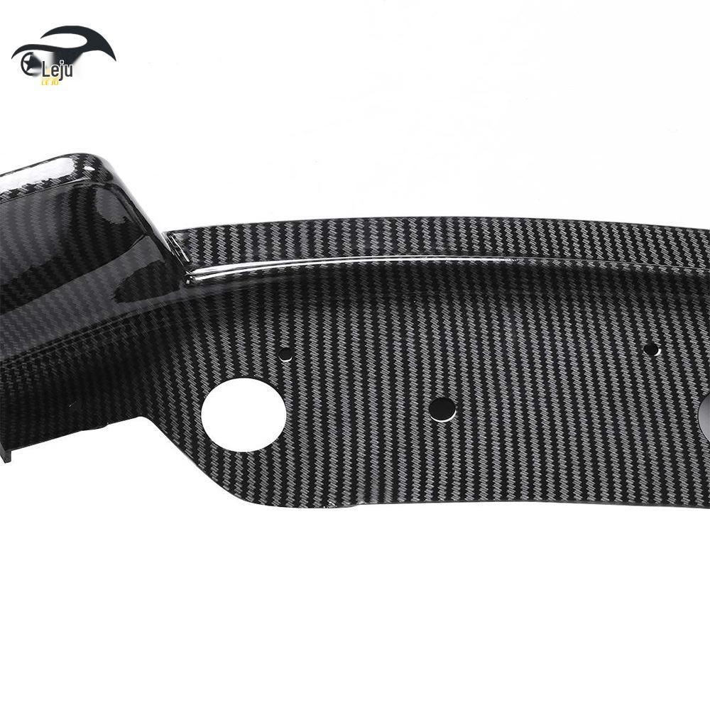 Угловые сплиттеры переднего бампера для BMW 3 серии G20 19-21, Декоративная накладка, Глянцевый черный