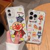 Anime Anpanmans Phone Case for Samsung S25 S24 S23 S22 S21 S20 Note20 FE Ultra Plus 5G Transparent Funda Coque