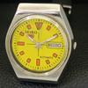 Seiko 5 АВТОМАТИЧЕСКИХ ВИНТАЖНЫХ ЯПОНСКИХ МУЖСКИХ ЧАСОВ 6319A С ЖЕЛТЫМ ЦИФЕРБЛАТОМ a702704-1