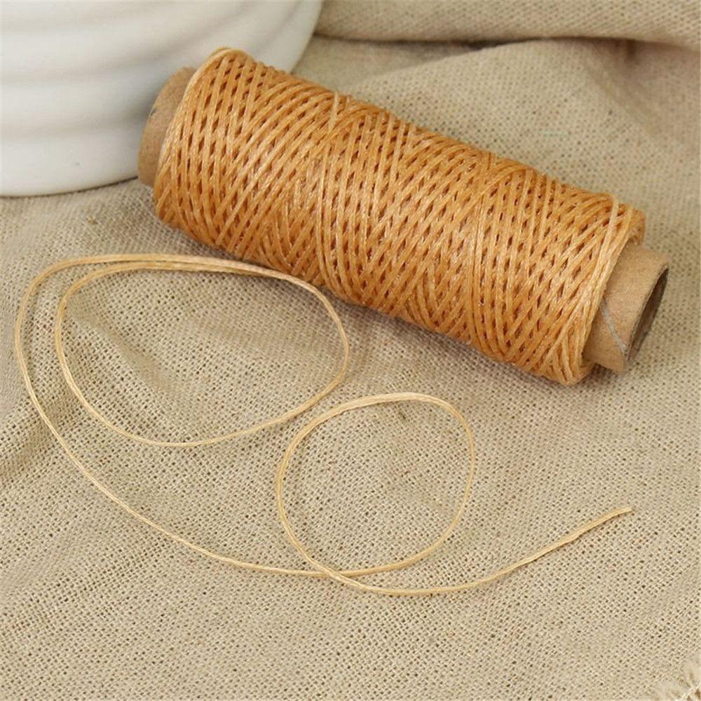 30 м/рулон 150D Ручная stitching Плоский Ремесло Кожа Вощеный Шнур Нить Швейная Линия