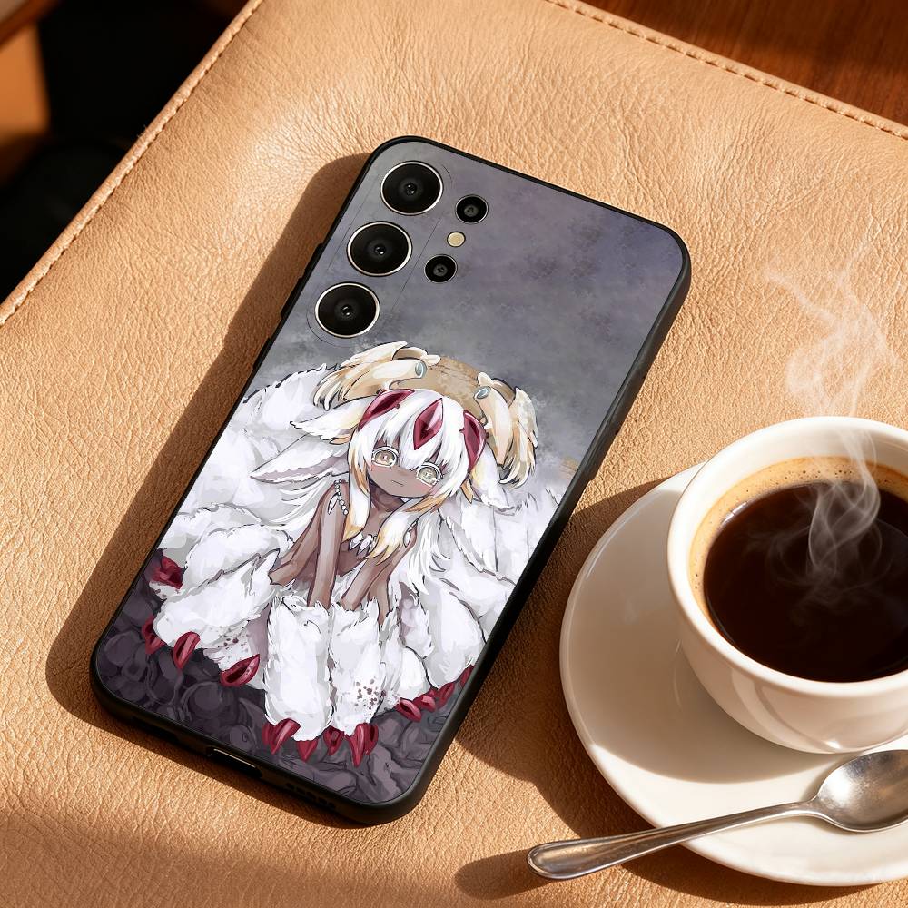 M-Из Бездны Фэпута Чехол для телефона Samsung S26,S25,24,23,22,30,21,10,9,Ultra,Plus,Lite,FE Мягкий Черный Чехол