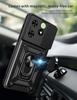 For Tecno Spark GO 2024 Case Slide Camera Protect Phone Cases For Tecno Spark 20 20C Pop 8 Magnetic Ring Stand Armor Back Cover