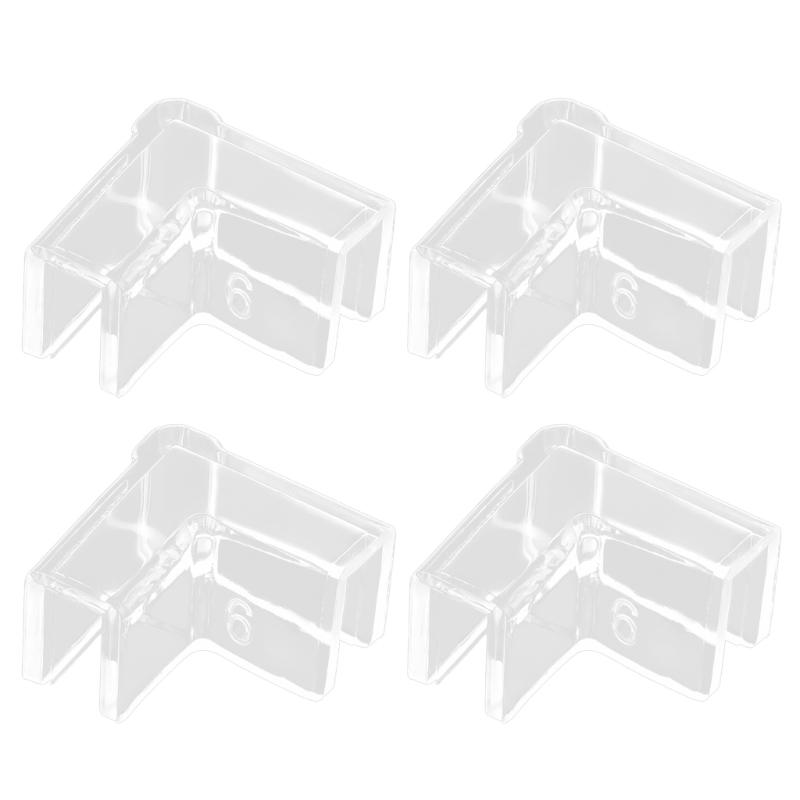 4 шт. Защита кромок стекла аквариума, акриловая защита, инструменты для аквариума, защита от ударов для стекла аквариума