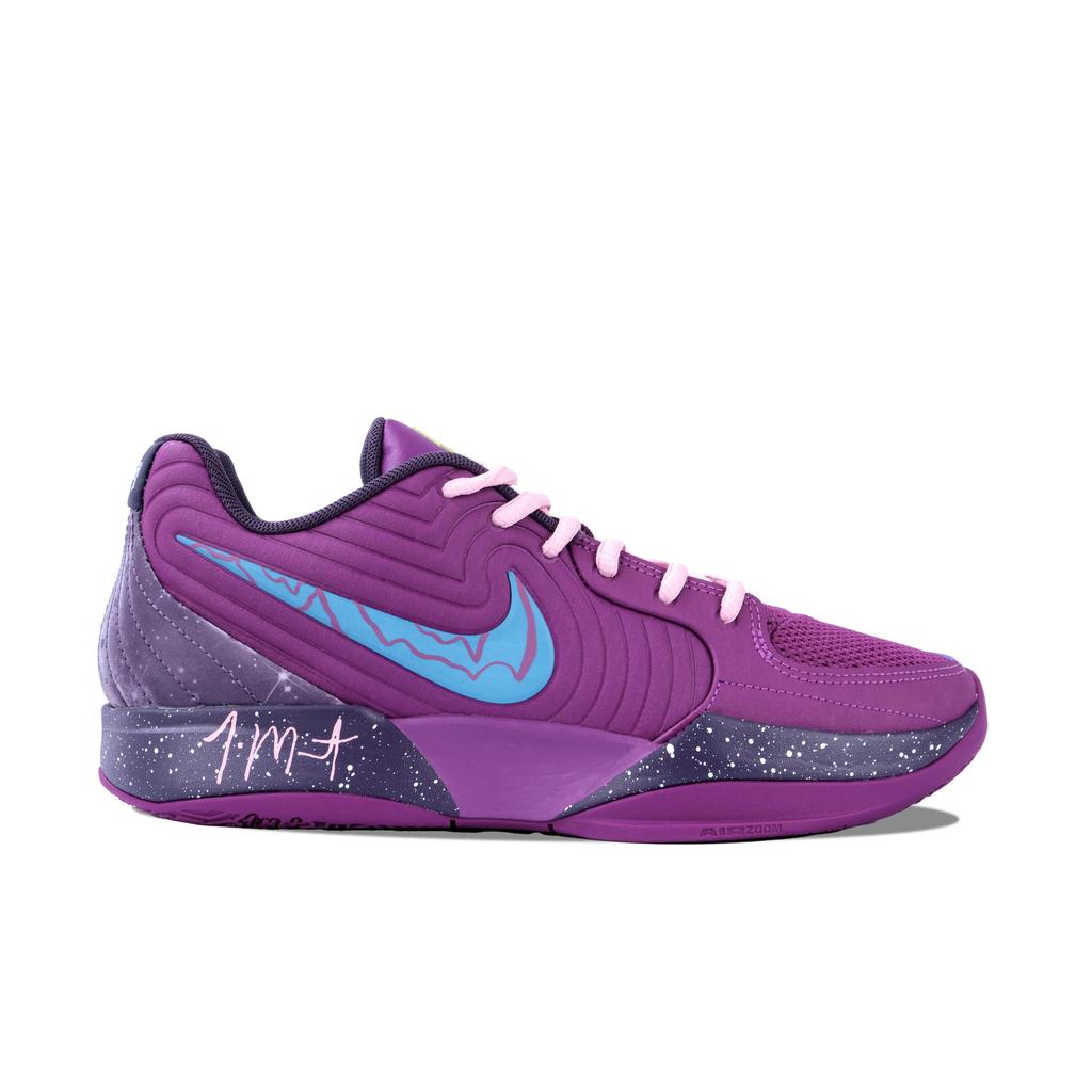 Nike Ja 2 Амортизация Устойчивость к истиранию Нескользящие Низкие Баскетбольные кроссовки Мужские Розовый Синий Фиолетовый FD7327-500(Команда626-)