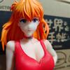 Фигурки Лето Девушка Аска Лэнгли Сорью Аниме Фигурка GK Модель Красивая Девушка Настольное Украшение ПВХ Модель