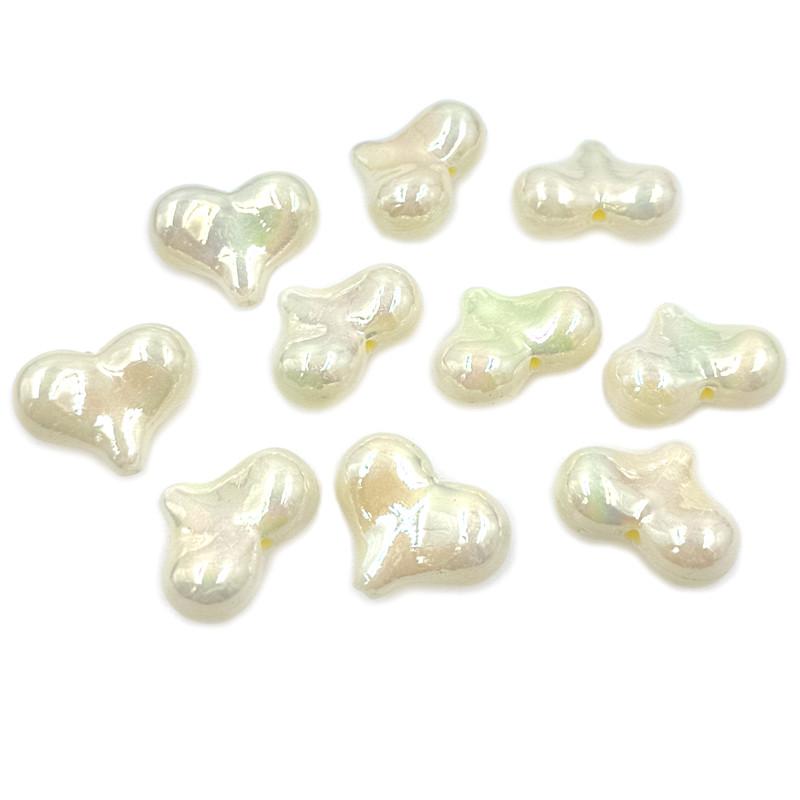 High Quality Big Fart Peach Beads 5pcs Jewelry Accessories Acrylic Color Plated UV Candy Color Fashion for Bracelet Necklace Making Creative Pendant