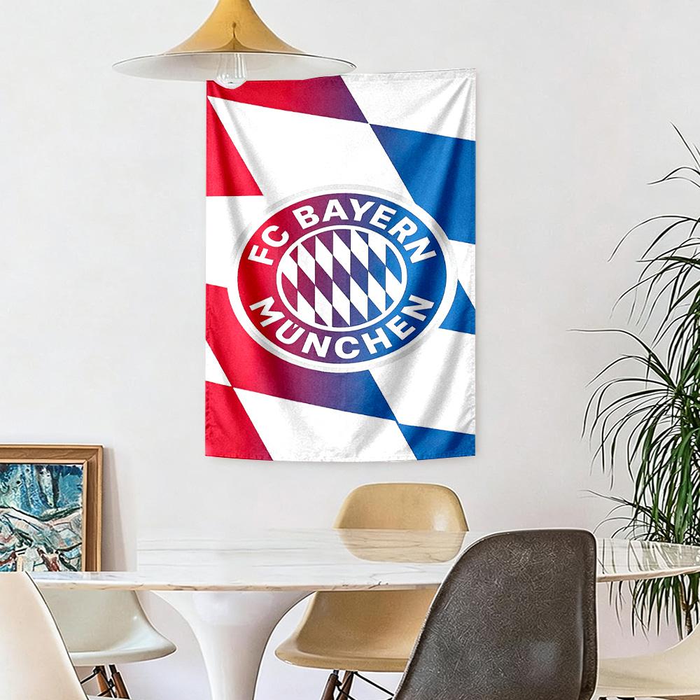 Fc Bayern Wall Decor Tapestry Art For Pet Memorial Birthdaywedding Party Backdrop Family Gift