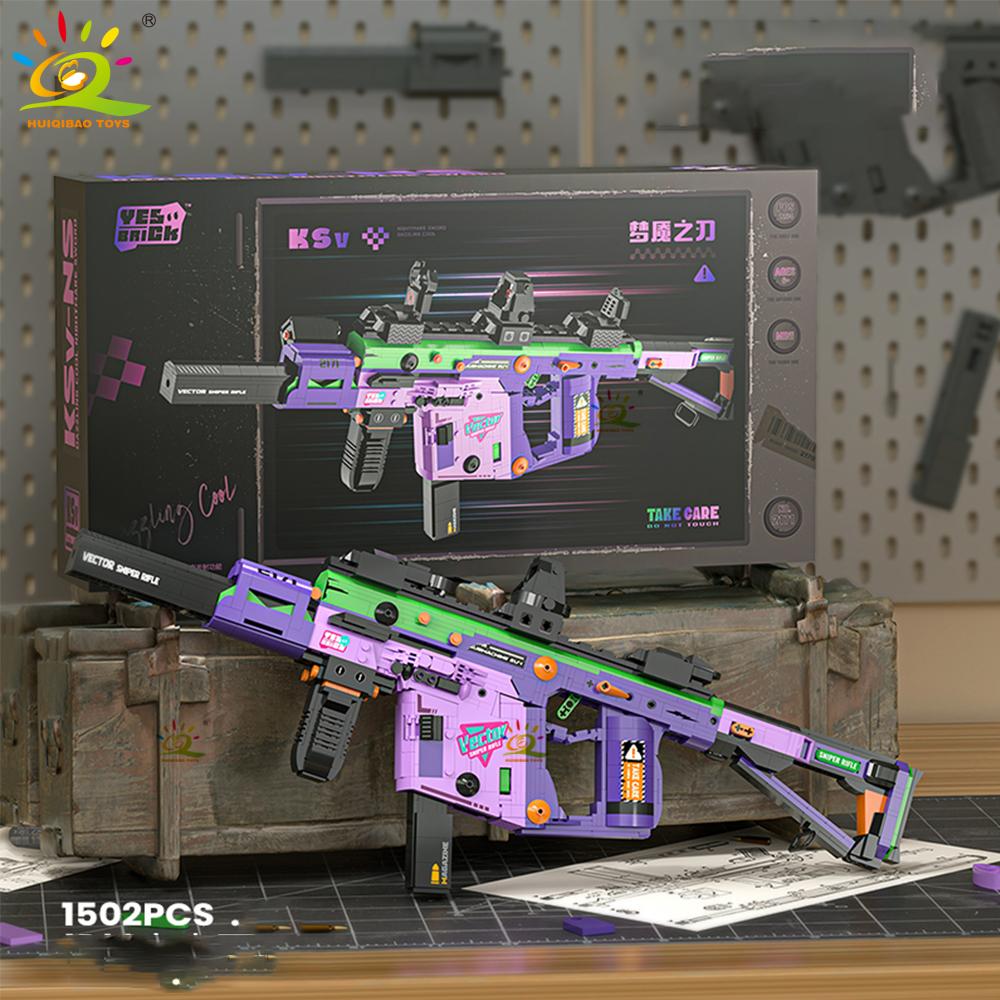 MP5 MOC Weapon Model Building Blocks Military Army Pistol Gun Display Technical Bricks Children’s Toy for Boy Game