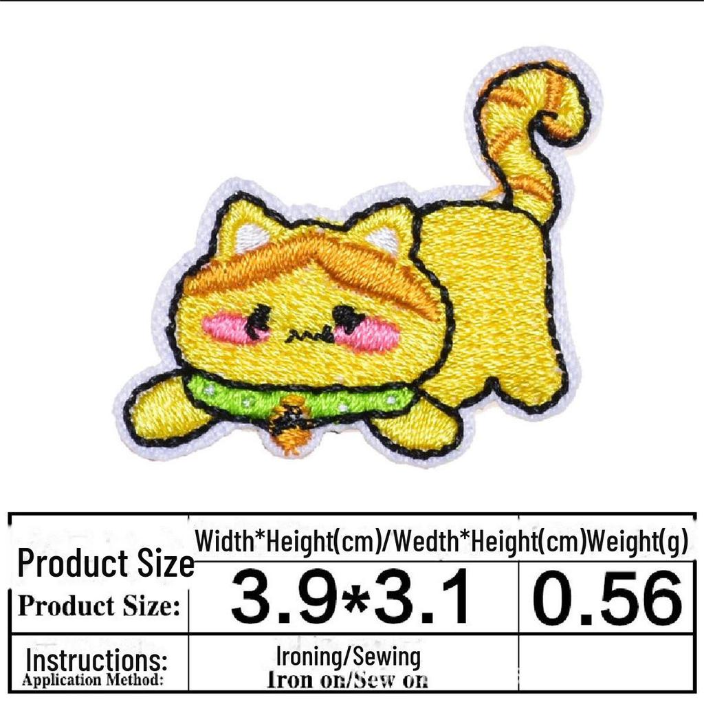 Нашивки с изображением животных для украшения детской одежды