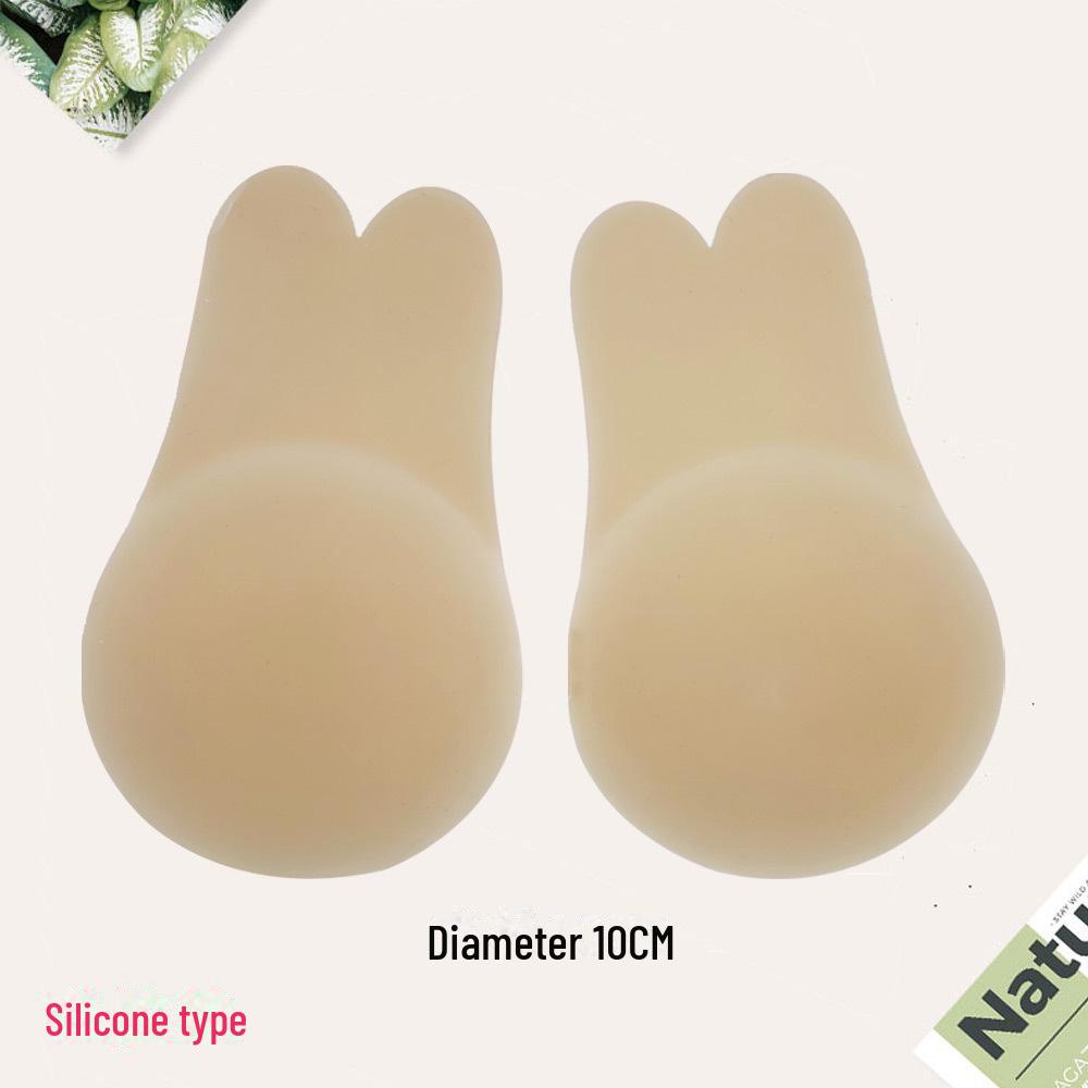 Бесшовные невидимые наклейки для подтяжки груди в виде кроличьих ушей с антиударной, дышащей конструкцией