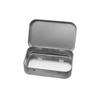 6Pcs Metal Boxes Tin Plated Container Empty Hinged Lid Small Empty Storage Box Frosted Household Storage Box Organizer