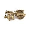 7.5 Inches Brass Bullock Cart Showpiece, Showpiece for Home, Home Decor Items, Aesthetic Room Decor, Corner Shelf Showpieces, Standard, Pack of 1