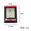 Human Body Cross- Playing Cards: Sliced Design Creative Stress Relief Toy Transparent Film Playing Cards SLICE - Washable