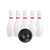 Mini Bowling Set Color/white Bowling Games Party Favors Gifts Summer Outdoor Sports Indoor Exercise Ball Gutterball Funny TMZ
