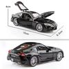 JDM Toyota GR Supra Supercar Simulation Diecast & Toy Vehicle Sounds & Light Pull Back Car 1:32 Alloy Collection Model Gifts For Children