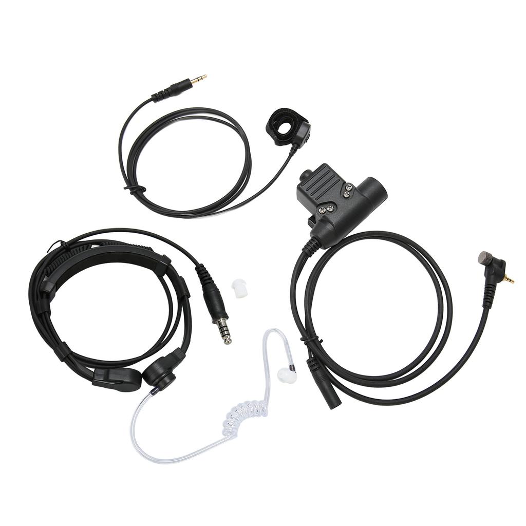 7,1 мм ларингофон гарнитура телескопическая нажимной для разговора ларингофон вибрационный микрофон замена наушников для