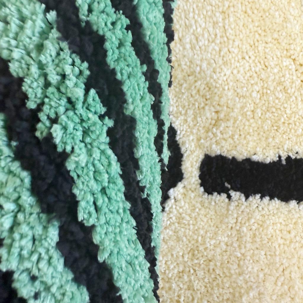 Cartoon Dollar Green Tufted Rug Bathroom Mat Bathmat Rug Carpet Entrance Doormat Floor Anti Slip Foot Pad Aesthetic Home Decor