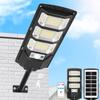 Solar Lights Outdoor Waterproof, 6500K Solar Street Lights Outdoor, LED Solar Flood Lights Dusk to Dawn with Motion Sensor and Remote, Solar Security