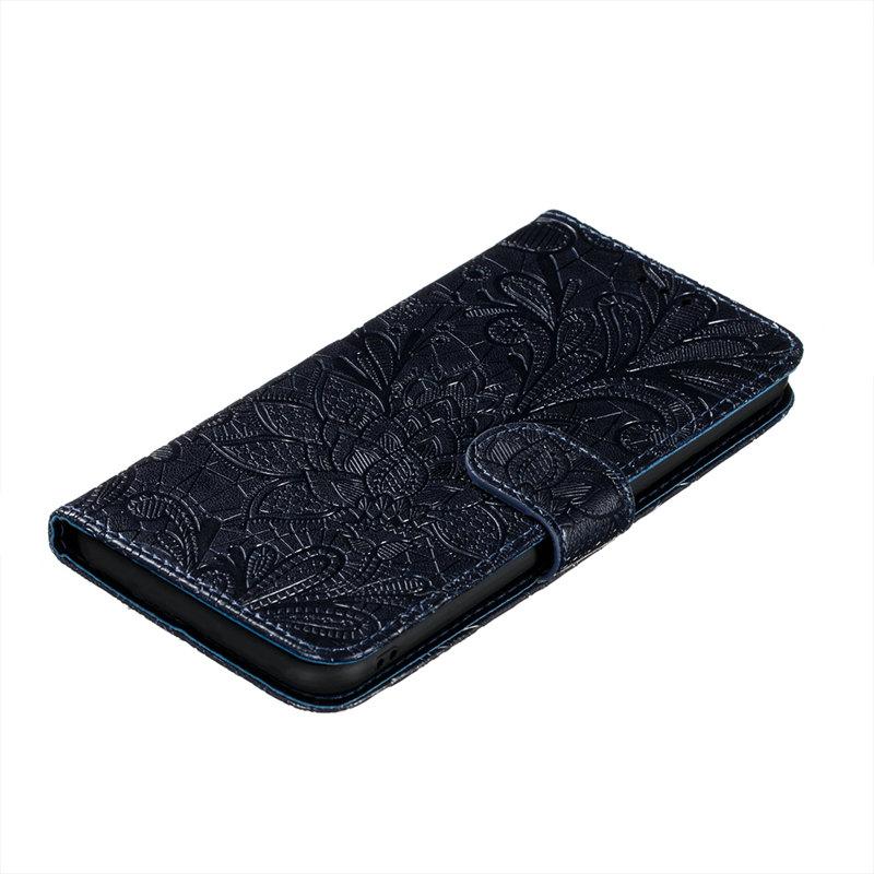 Кожаный чехол с 3D тиснением и цветочным принтом для Xiaomi Mi 13T Redmi Note 12 13 11 11S 10S 10 Pro 9 9S 8T Redmi 13C 12C 10C 9T 9AT 8 9C NFC Poco C65 F5 X5 X3 Pro
