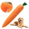 29.53in Plush Dog Squeaky Toys with Soft Squeaker Carrot Teething Toy for Small Medium Large Dogs Indoor Outdoor